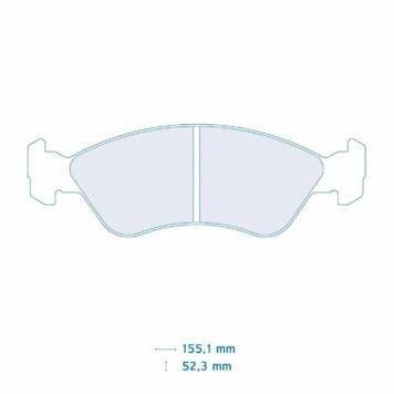 Pastiglie freno Carbone Lorraine 4036