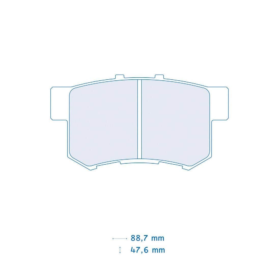 Pastiglie freno Carbone Lorraine 4045 Honda