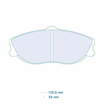 Pastiglie freno Carbone Lorraine 4058