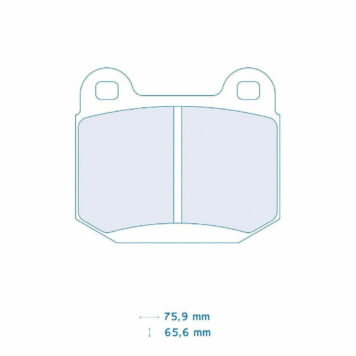 Pastiglie freno Carbone Lorraine 4060