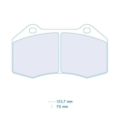 Pastiglie freno Carbone Lorraine 4098 Renault Alpine A110 II 1.8