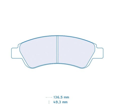 Pastiglie freno Carbone Lorraine 4162 Peugeot 206/207/208/307