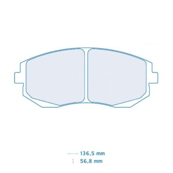 Pastiglie freno Carbone Lorraine 4166 Subaru Impreza Wrx