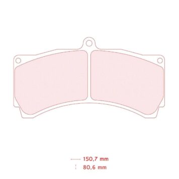 Pastiglie freno Carbone Lorraine 5009W51T17RC6 Mazda Rx7