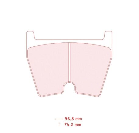Pastiglie freno Carbone Lorraine 5024W56T17 Audi R8