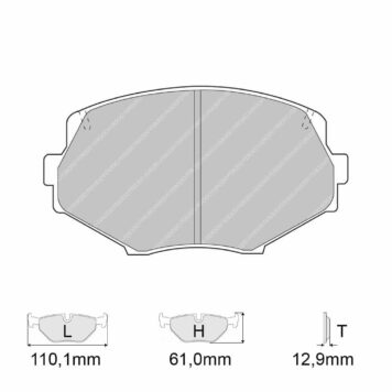 Pastiglie freno Ferodo Racing FCP1011
