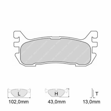 Pastiglie freno Ferodo Racing FCP1012H