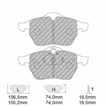 Pastiglie freno Ferodo Racing FCP1068H
