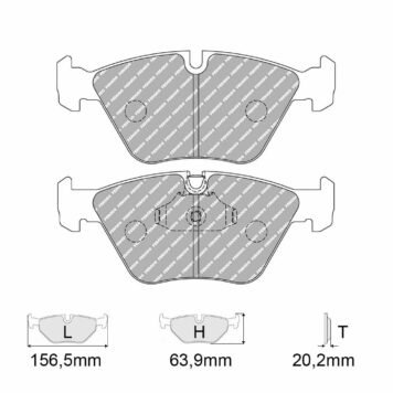 Pastiglie freno Ferodo Racing FCP1073H