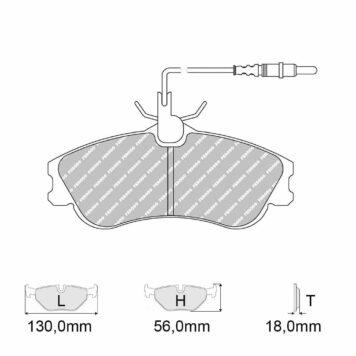 Pastiglie freno Ferodo Racing FCP1112H
