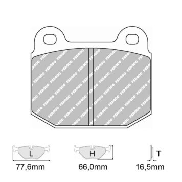 Pastiglie freno Ferodo Racing FCP116 Alfa Romeo Gtv
