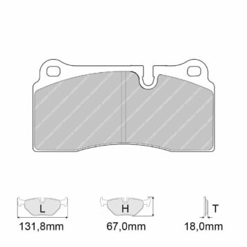 Pastiglie freno Ferodo Racing FCP1281