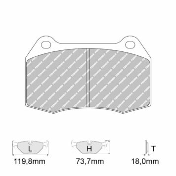 Pastiglie freno Ferodo Racing FCP1298