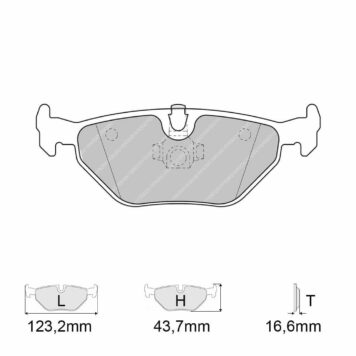Pastiglie freno Ferodo Racing FCP1301H