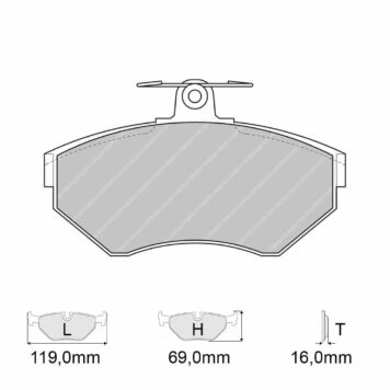 Pastiglie freno Ferodo Racing FCP1312H
