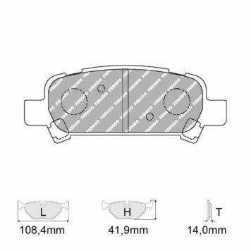 Pastiglie freno Ferodo Racing FCP1333