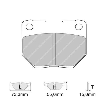 Pastiglie freno Ferodo Racing FCP1372 Subaru Impreza II Wrx
