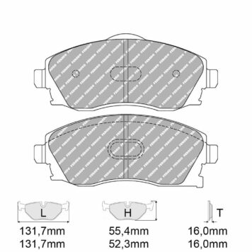 Pastiglie freno Ferodo Racing FCP1424H