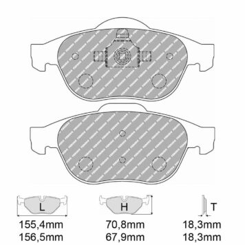 Pastiglie freno Ferodo Racing FCP1441H