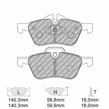Pastiglie freno Ferodo Racing FCP1499