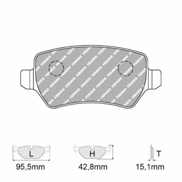 Pastiglie freno Ferodo Racing FCP1521H