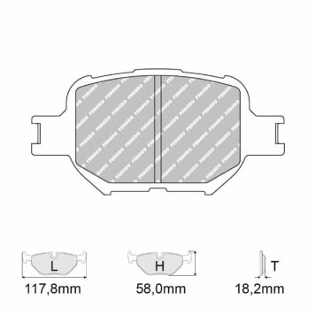 Pastiglie freno Ferodo Racing FCP1528H