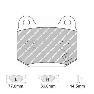 Ferodo Racing FCP1562 per Lotus Elise 1.8 Elise 1.8 VVC
