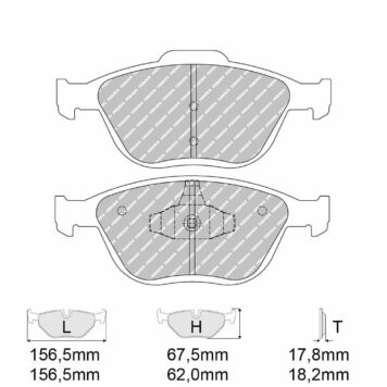Pastiglie freno Ferodo Racing FCP1568