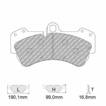 Pastiglie freno Ferodo Racing FCP1625H