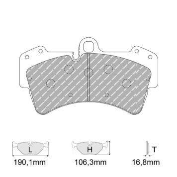 Pastiglie freno Ferodo Racing FCP1626H