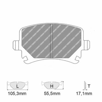 Pastiglie freno Ferodo Racing FCP1636H