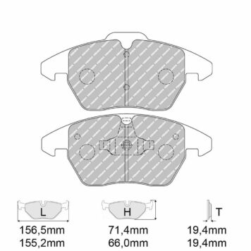 Pastiglie freno Ferodo Racing FCP1641H