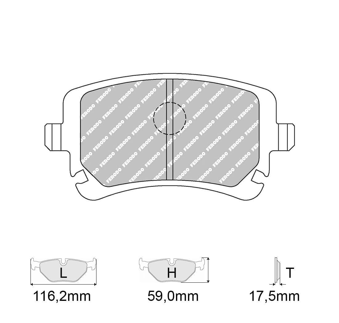 Pastiglie freno Ferodo Racing FCP1655H