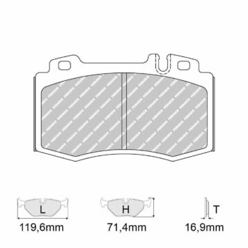 Pastiglie freno Ferodo Racing FCP1661H