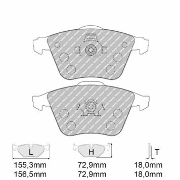 Pastiglie freno Ferodo Racing FCP1706H