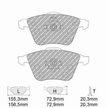 Pastiglie freno Ferodo Racing FCP1765H