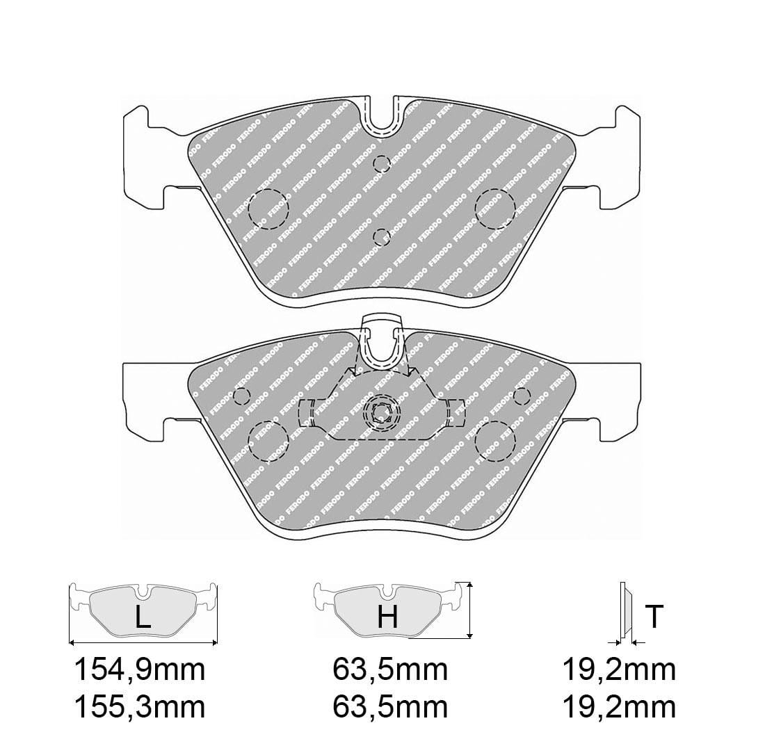 Pastiglie freno Ferodo Racing FCP1773H