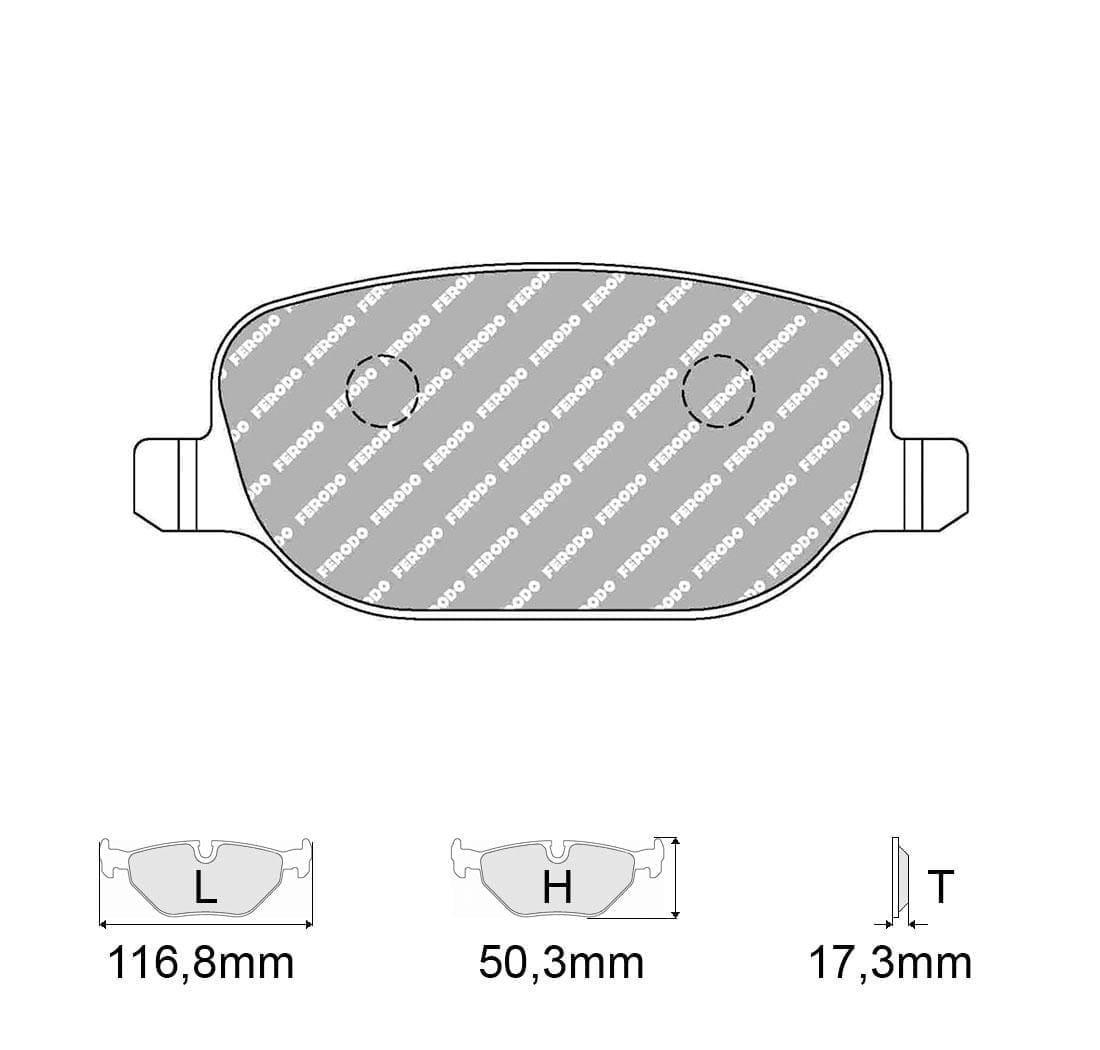 Pastiglie freno Ferodo Racing FCP1795H