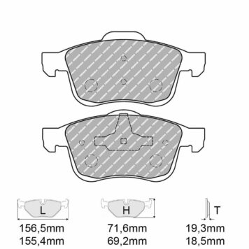 Pastiglie freno Ferodo Racing FCP1805H