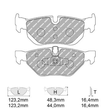 Pastiglie freno Ferodo Racing FCP1807H