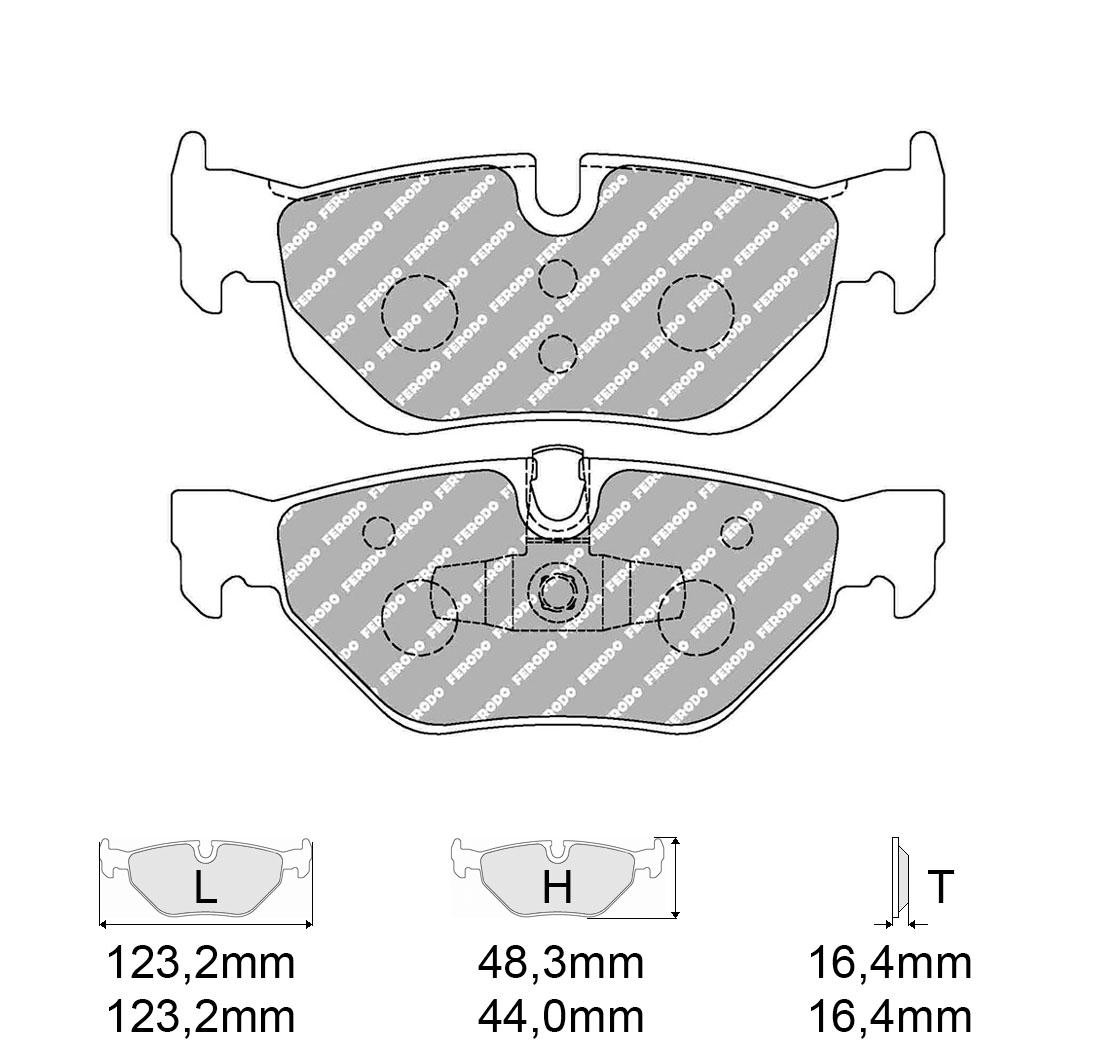 Pastiglie freno Ferodo Racing FCP1807H