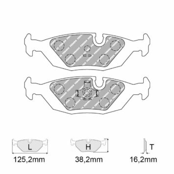 Pastiglie freno Ferodo Racing FCP296