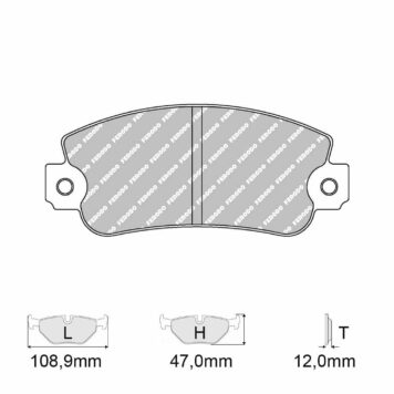 Pastiglie freno Ferodo Racing FCP360H