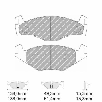 Pastiglie freno Ferodo Racing FCP392