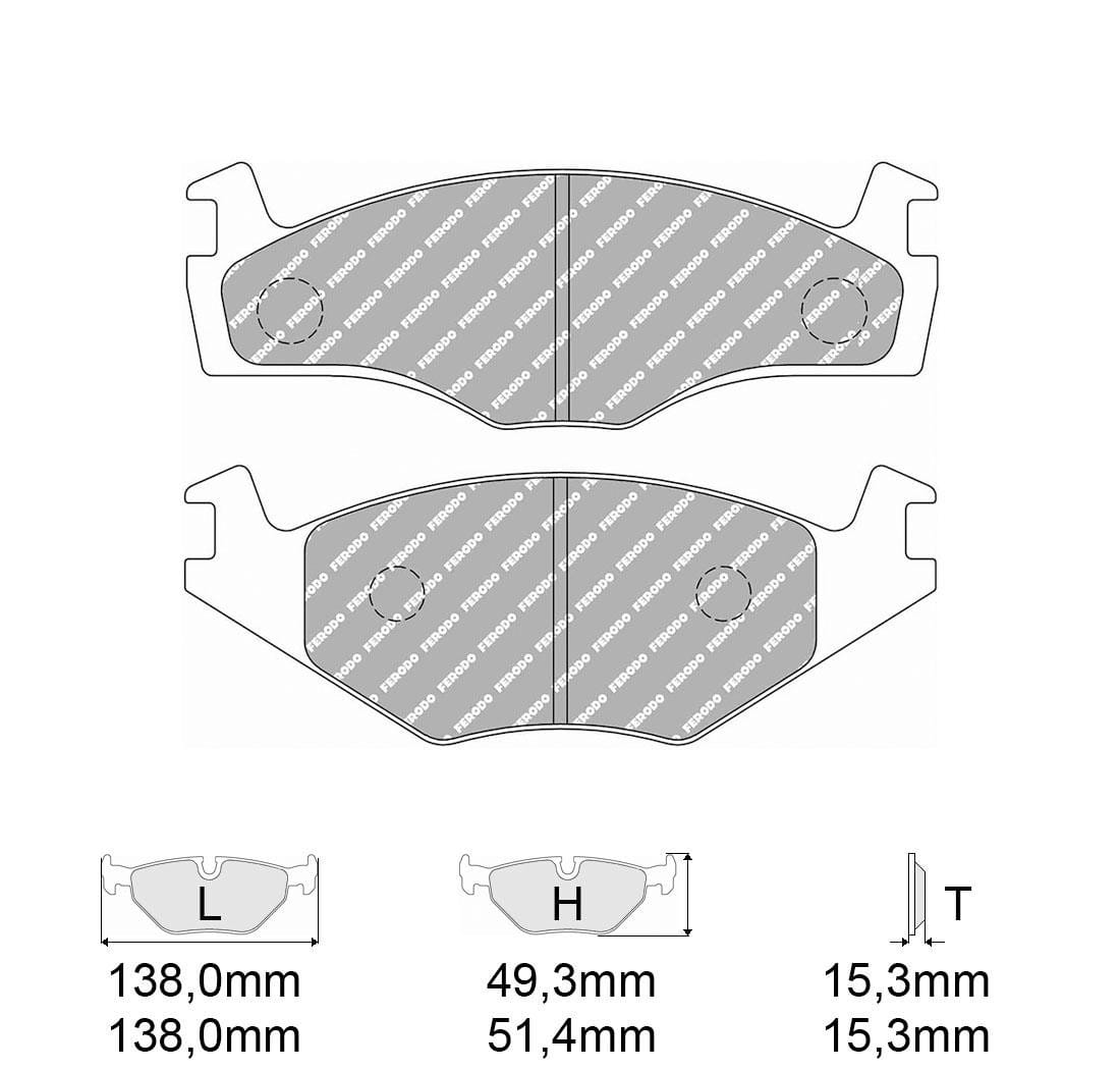Pastiglie freno Ferodo Racing FCP392