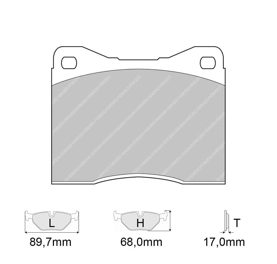 Ferodo Racing Fcp399 Ferrari 400i e Gt