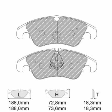 Pastiglie freno Ferodo Racing FCP4044H