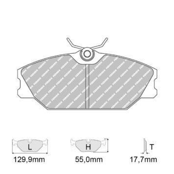 Pastiglie freno Ferodo Racing FCP406 Renault Clio RS 2.0