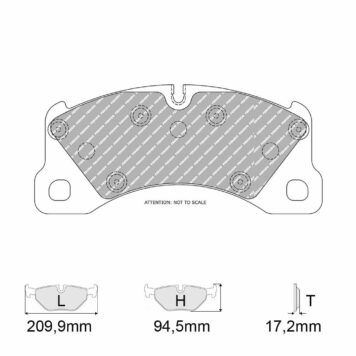 Pastiglie freno Ferodo Racing FCP4064H