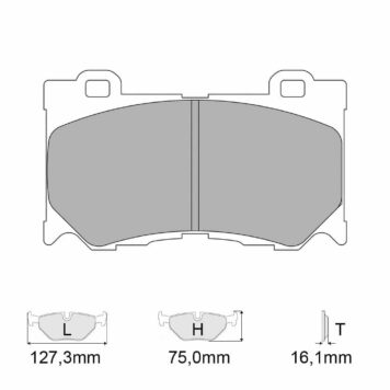 Pastiglie freno Ferodo Racing FCP4172H